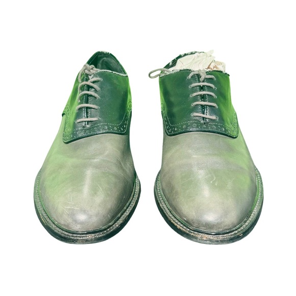 MENS ASTON GREY TWO TONE SHOES - Picture 2 of 5